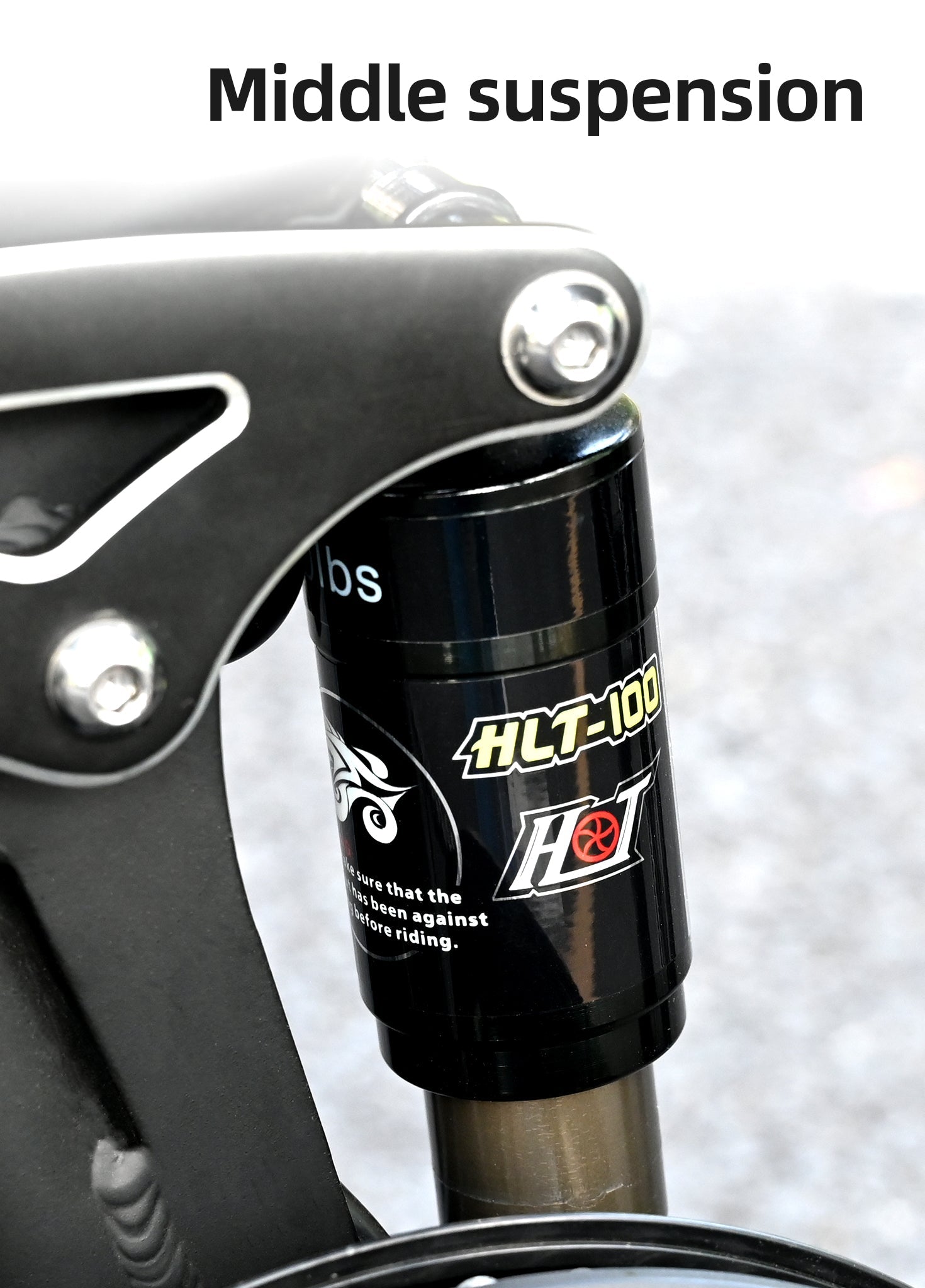 ENGWE Engine X middle suspension for enhanced ride comfort and stability on various terrains