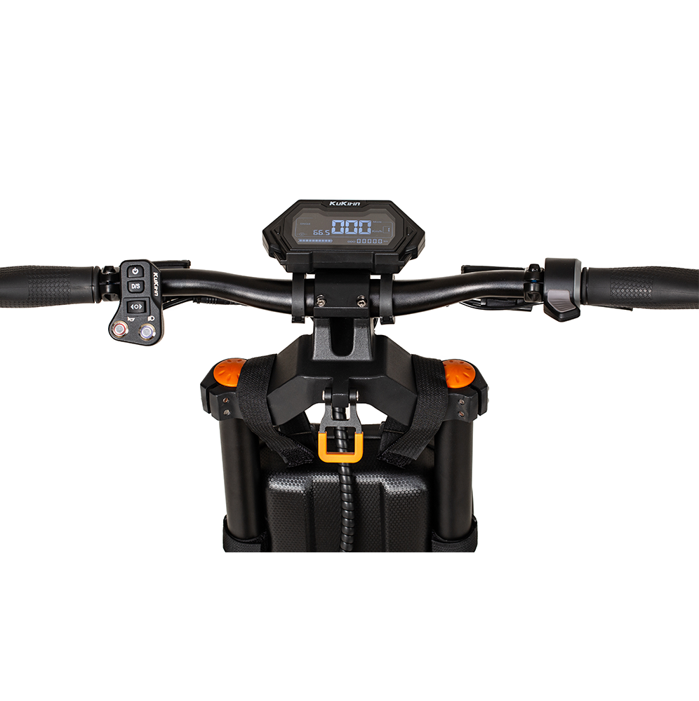 KuKirin G4 Max Electric Scooter handlebar controls and display for urban commuters.