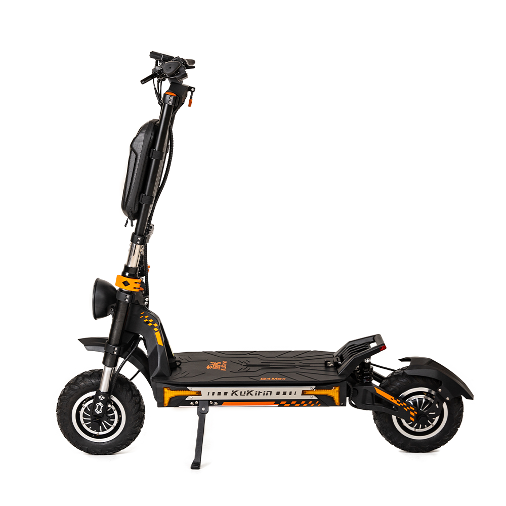 KuKirin G4 Max Electric Scooter showcasing its sleek design and robust construction for urban commuting.