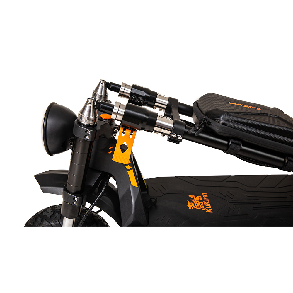 KuKirin G4 Max Electric Scooter close-up showing handlebars and control features