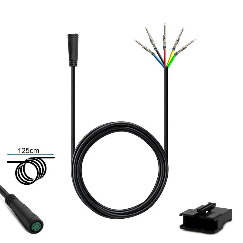 KuKirin G2 Pro Screen Controller Connection Cable with connectors, 125cm length, designed for enhanced performance.