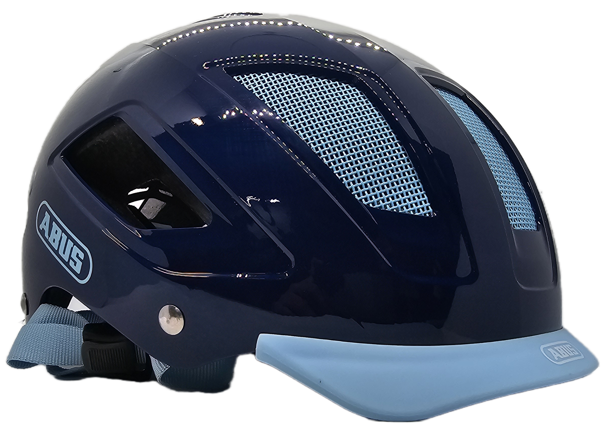 ABUS Hyban 2.0 Helmet - Medium / Large, featuring a strong hard shell and ventilation for city cycling.