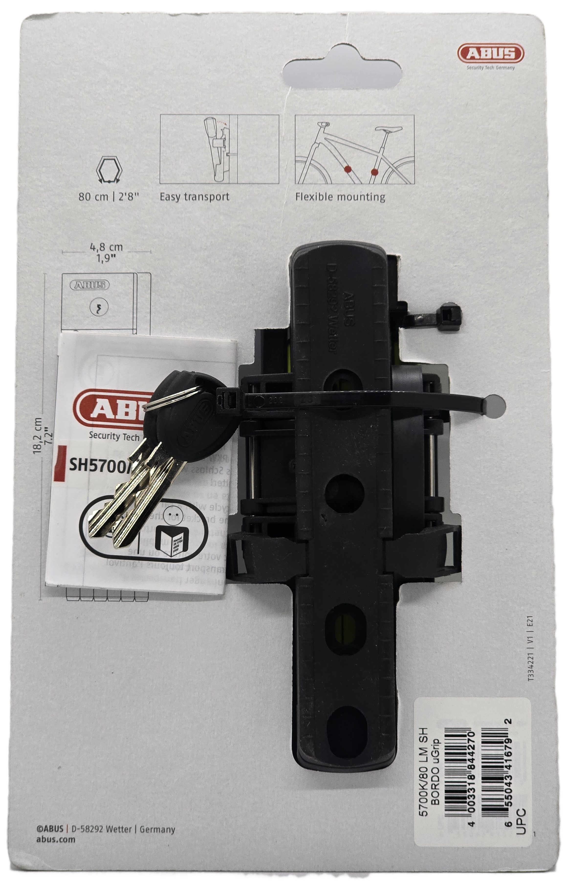 ABUS - uGrip BORDO 5700k Lock