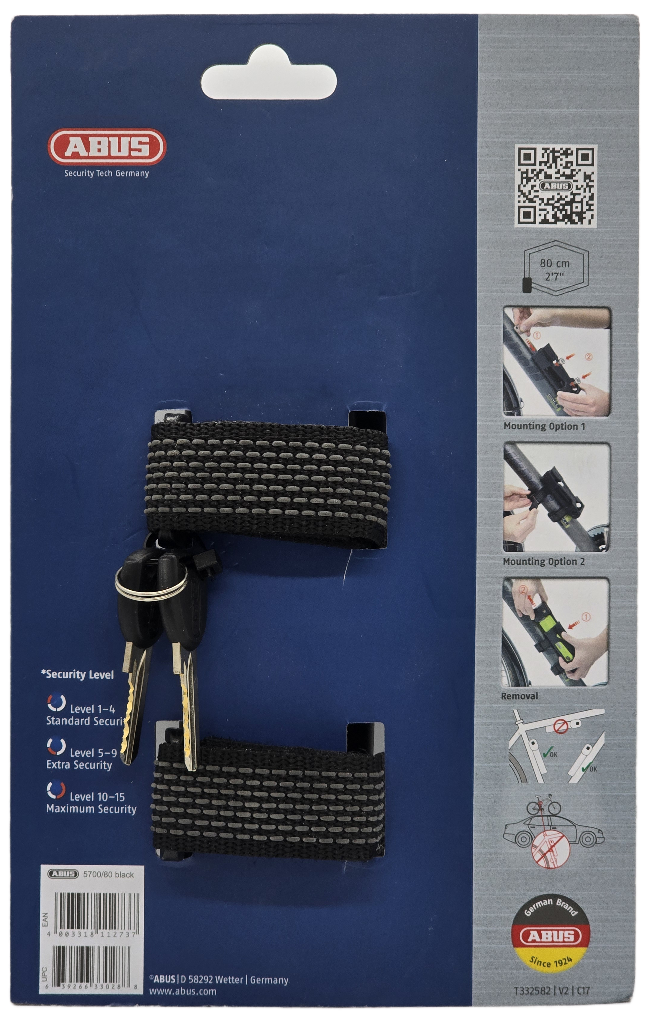 ABUS - uGrip BORDO 5700 Lock
