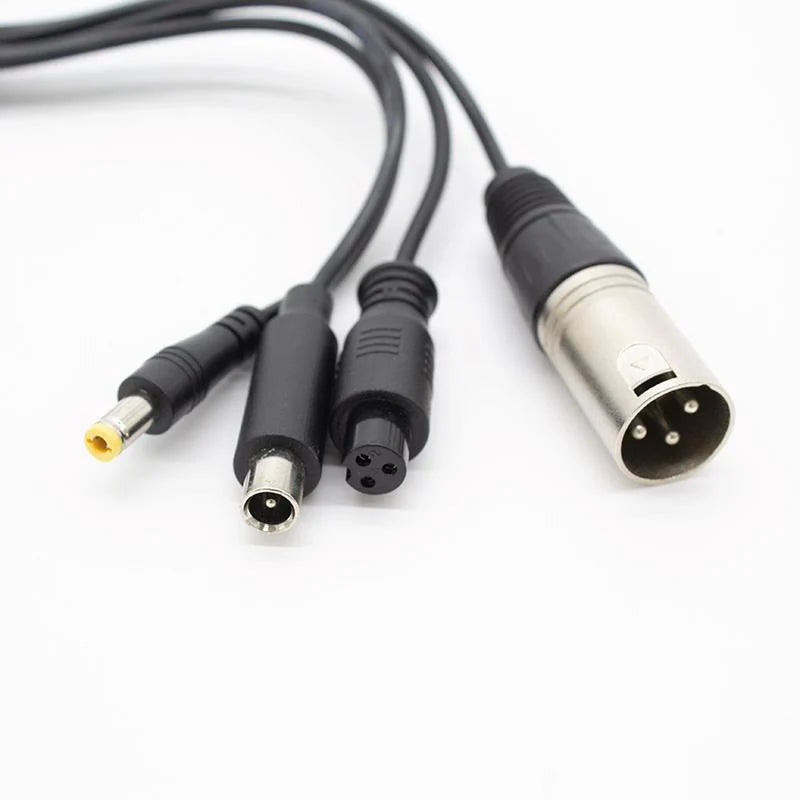GX16 Adapter with DC8MM, DC5525, XLR connectors for seamless connectivity.