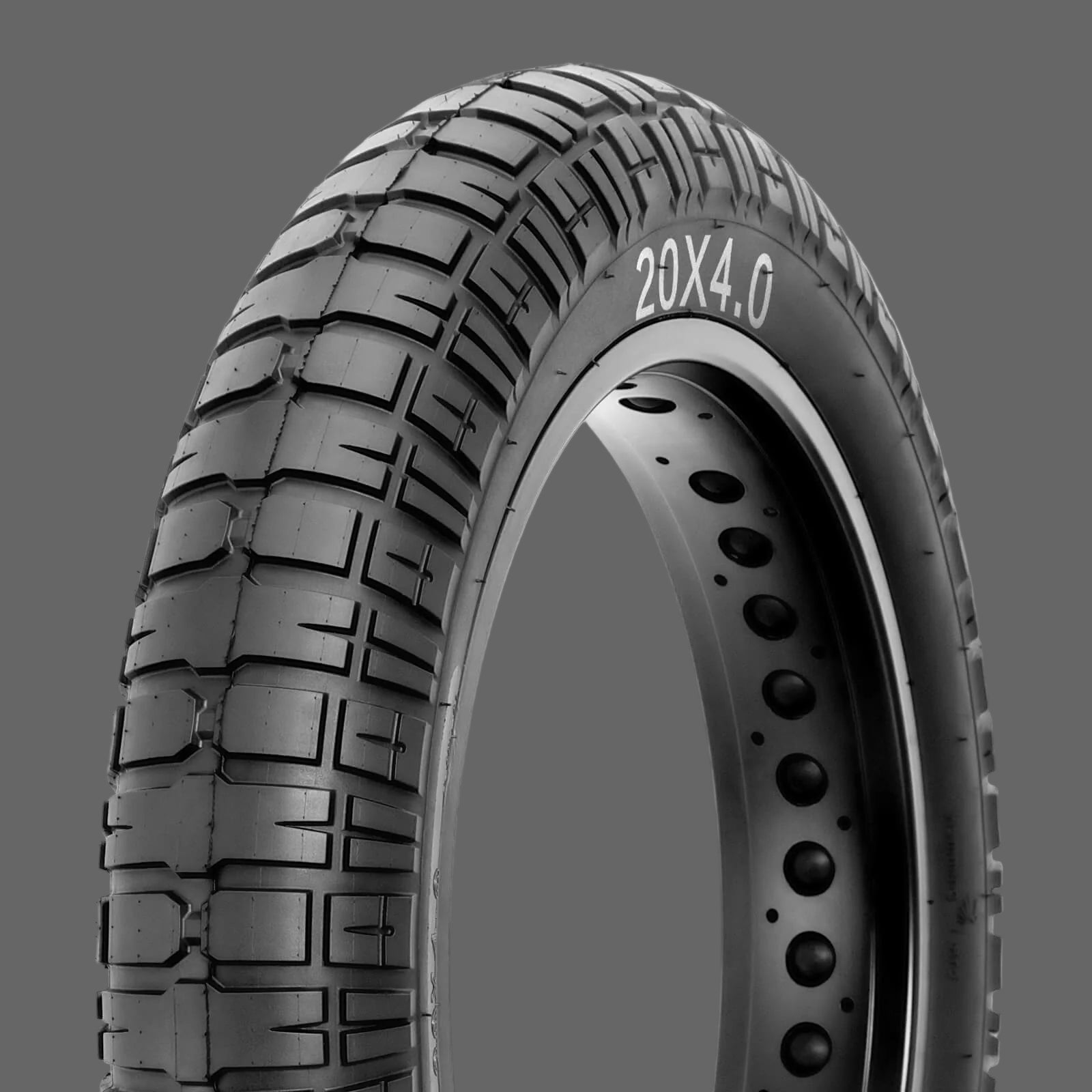 20 x 4.0 Fat Bike Heavy Duty Tire designed for demanding terrains and high-power e-bike applications.