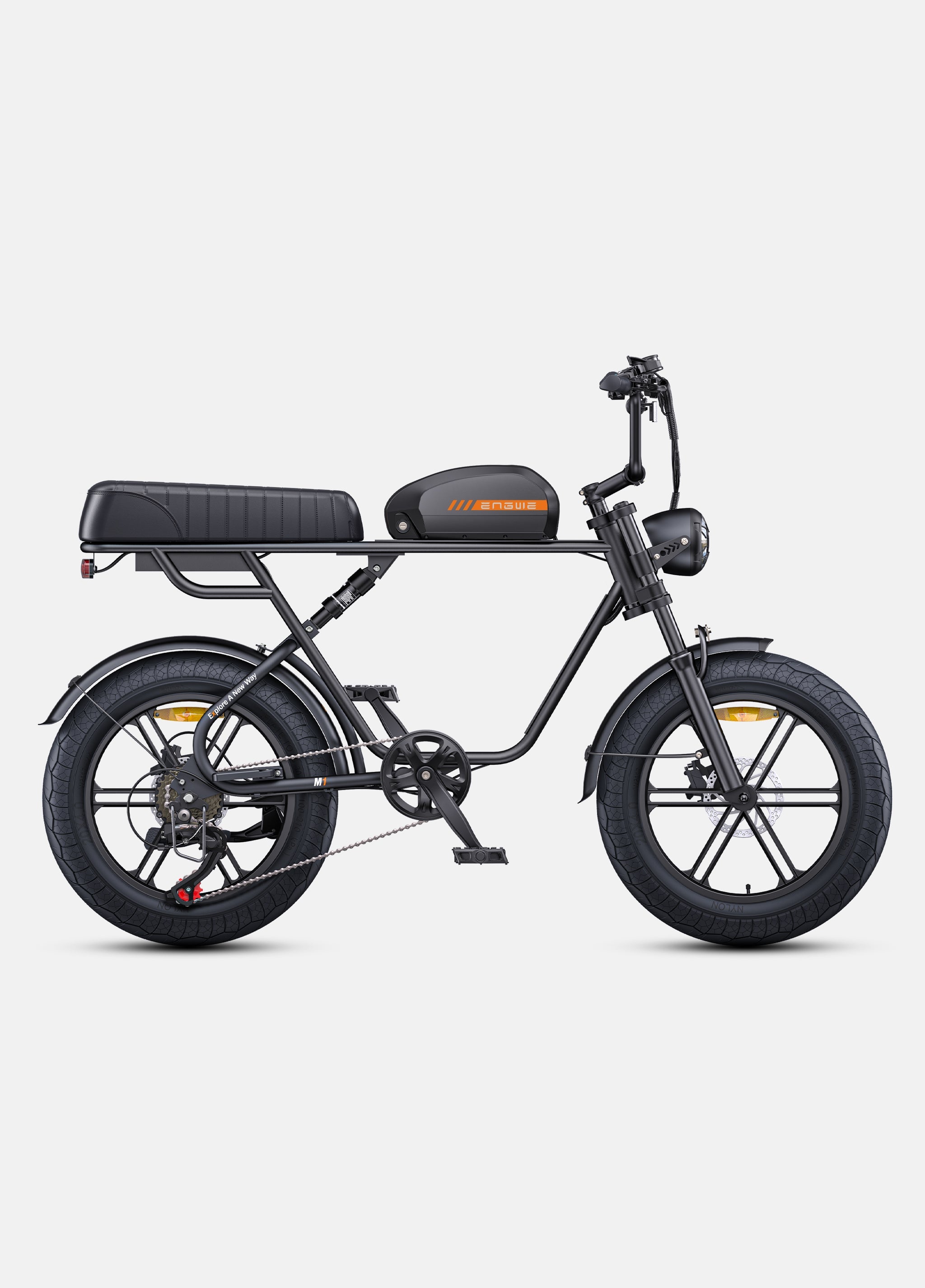 ENGWE M1 - Powerful e-bike with dual seats and advanced safety features