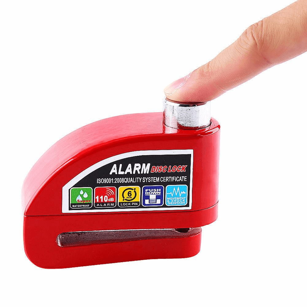 Alarm Disc Pad Lock for Electric scooters / Bikes / Motorcycle / Xiaomi M365 / Pro