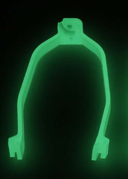 Luminous and fluorescent mudguard bracket for M365 electric scooter