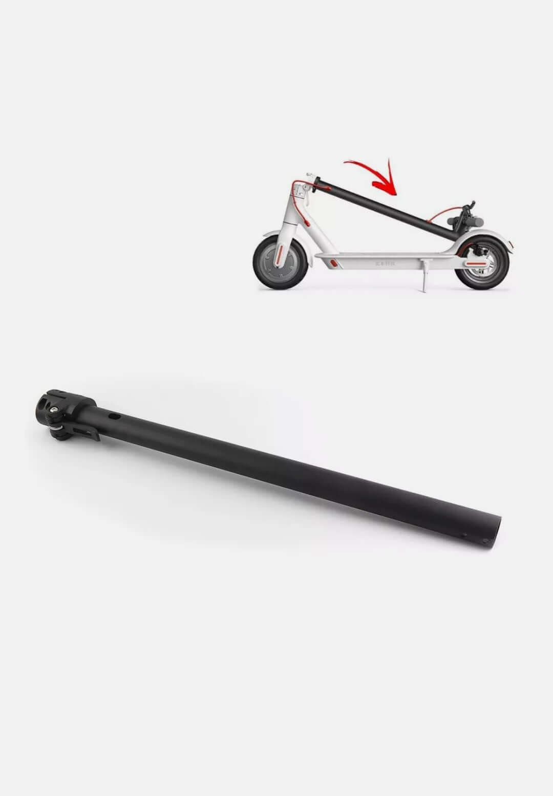 Long Folding pole for Xiaomi M365 + Lock Hatch Mechanism