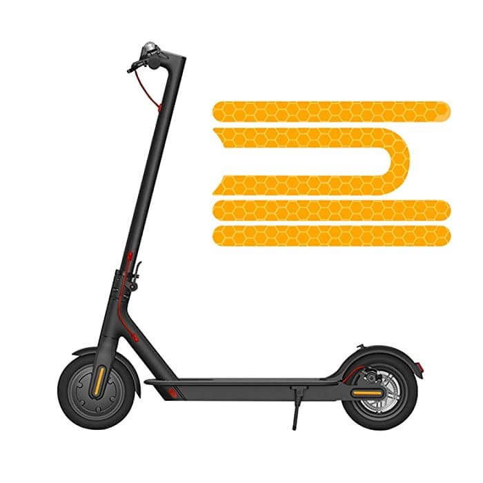 Reflective Strips Stickers set for Xiaomi M365 / 1s / Pro 2 electric scooter wheel