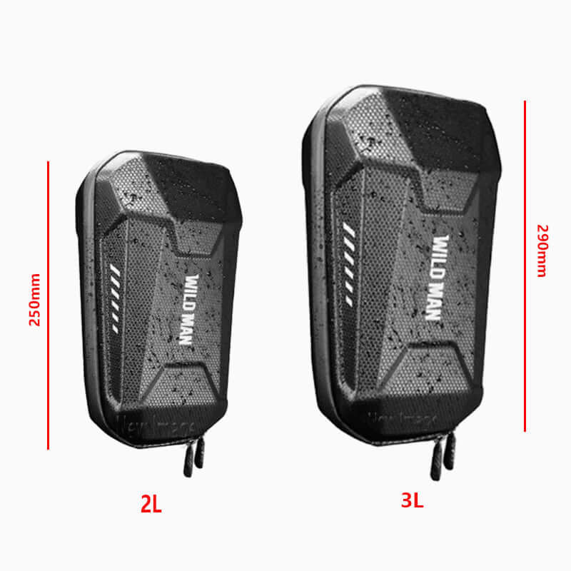 WILD MAN - 3L Handlebar waterproof storage Bag case for all electric scooters or bikes