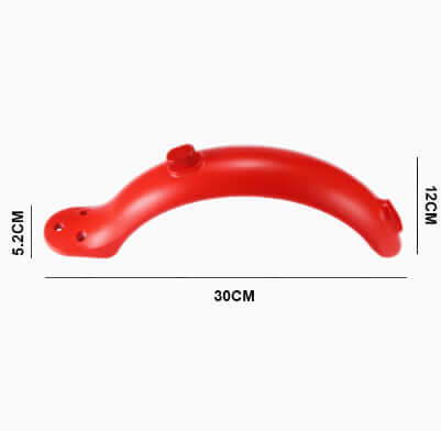 Size of the Rear Fender Mudguard replacements compatible with Xiaomi M365/Pro Electric Scooter