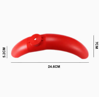 Dimension of the Rear Fender Mudguard replacements compatible with Xiaomi M365/Pro Electric Scooter