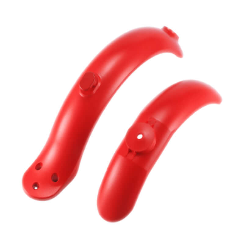 Front and Rear Fender Mudguard replacements compatible with Xiaomi M365/Pro Electric Scooter in RED color