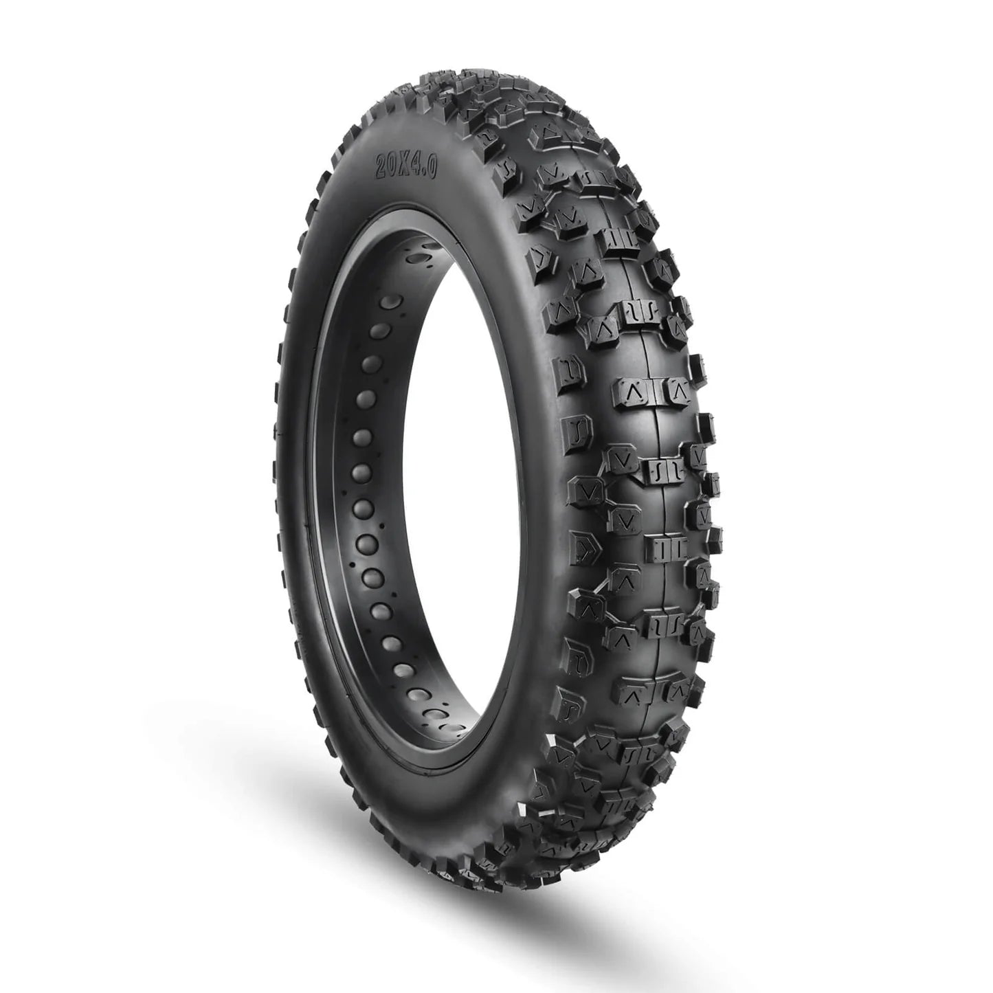 20 x 4 Rock Conqueror Heavy Duty Tire designed for extreme off-road performance with a durable tread pattern.