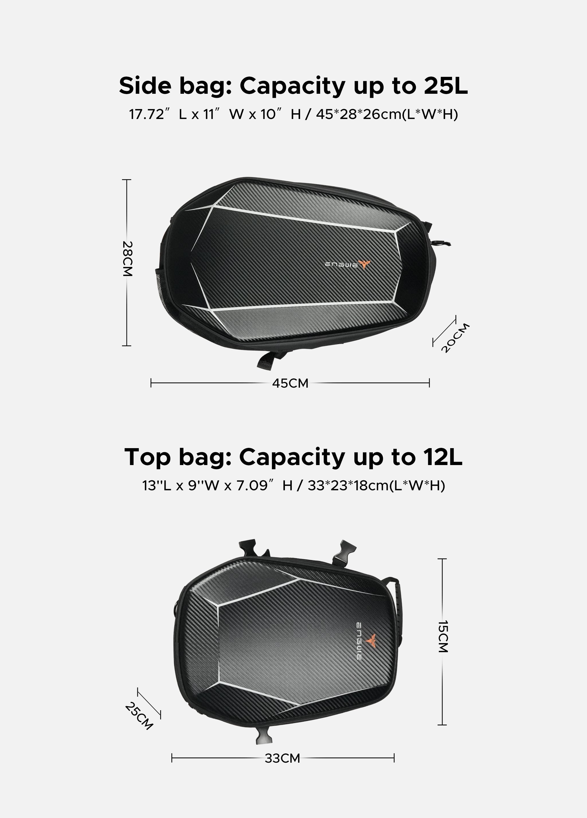 ENGWE - 3 in 1 Rear Bag