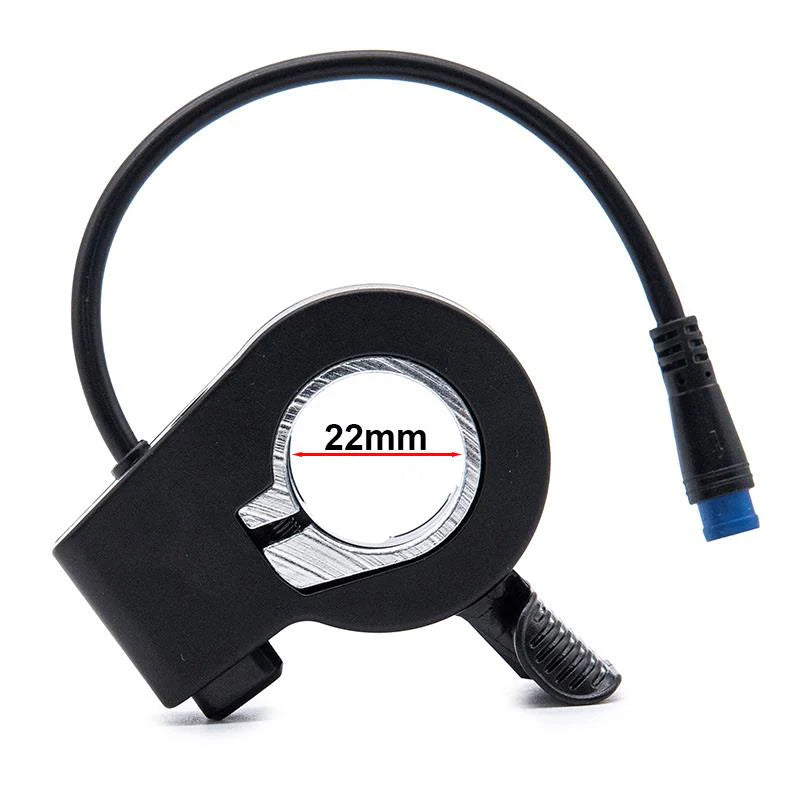 KuKirin G2 Pro Accelerator – Thumb Throttle with Ignition Button, 22mm diameter, high-quality design for enhanced control.