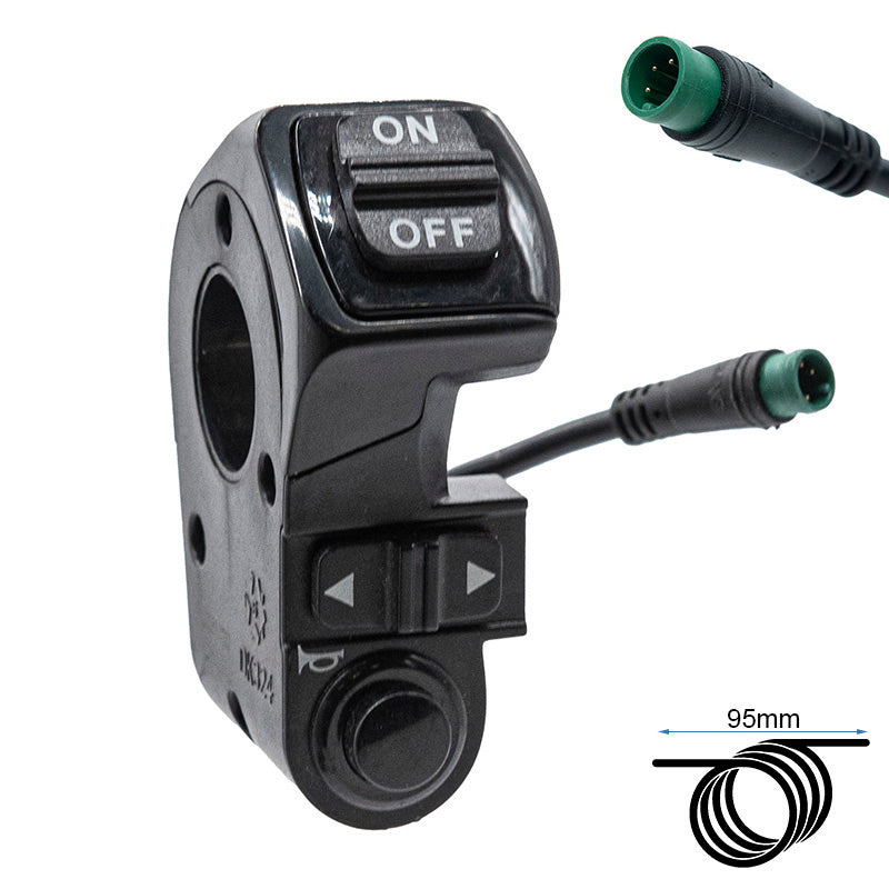 KuKirin G2 Max Keypad – Waterproof control button panel with ON/OFF toggle and connecting wire.