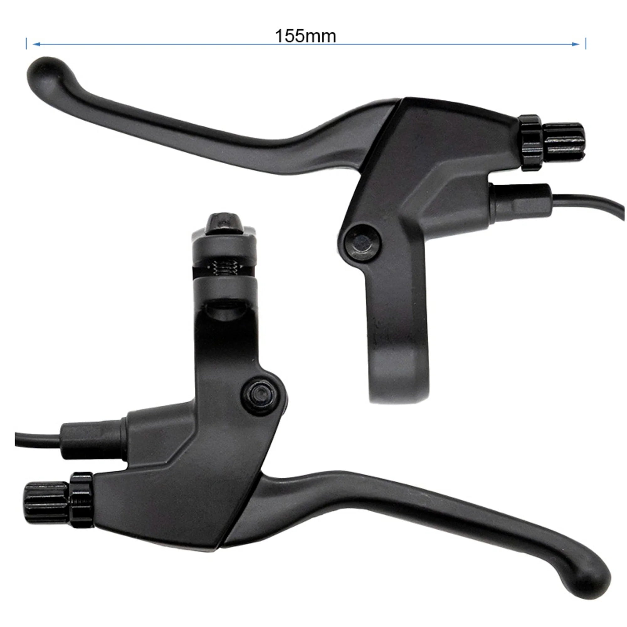 Left or Right Brake Lever for Kukirin G2/G3/G4 [Ewheel] showing dimensions and design features.