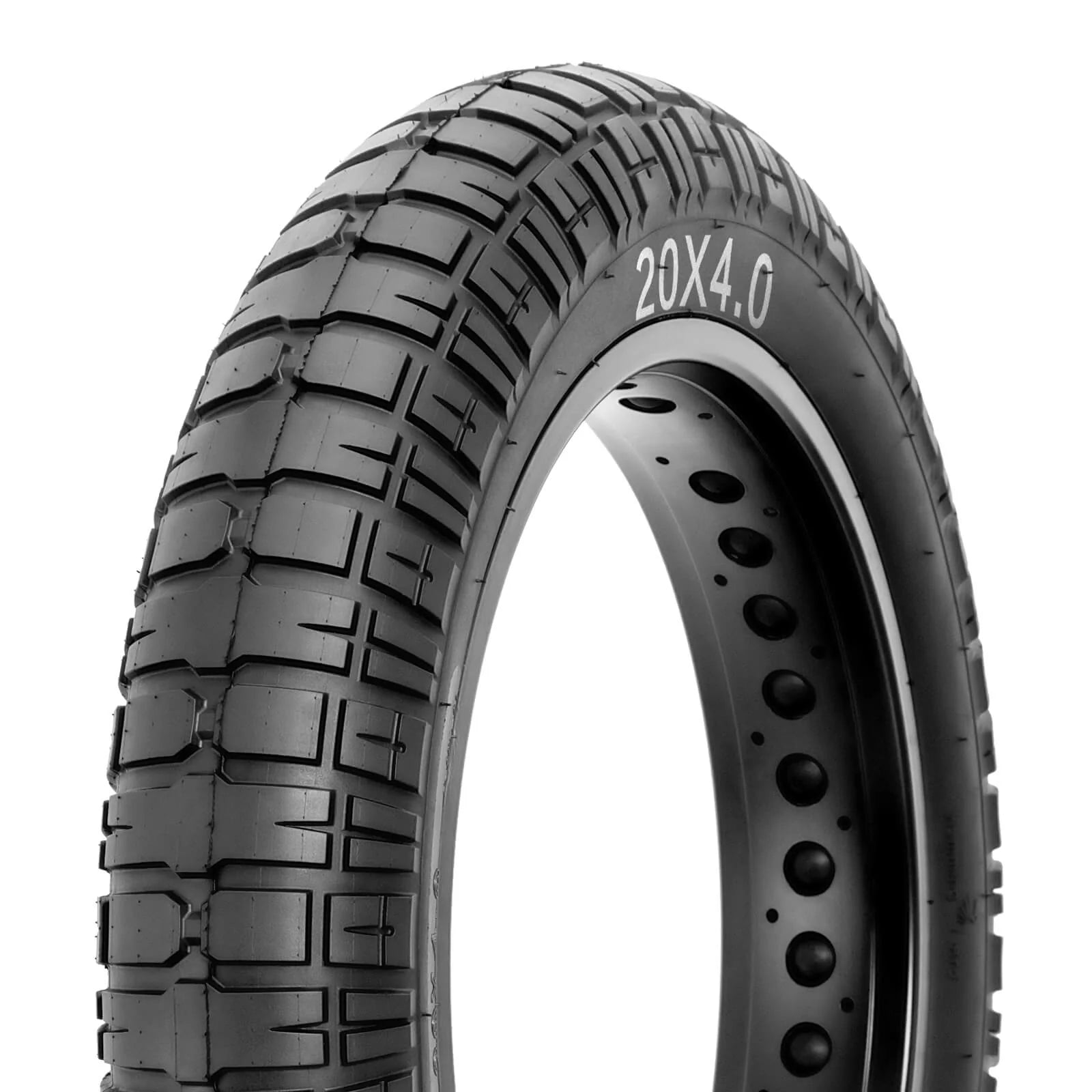 20 x 4.0 Fat Bike Heavy Duty Tire designed for demanding terrains and high-power e-bike applications.