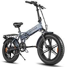 Engwe EP-2 Pro (Upgraded Version) Fat Tyre e-Bike (Silver)