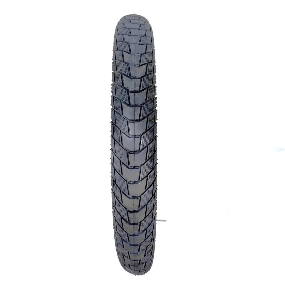 E-Bike H-1016 Durable and High Grip 20x3 Inch Tire view from the side showing its rugged tread pattern.