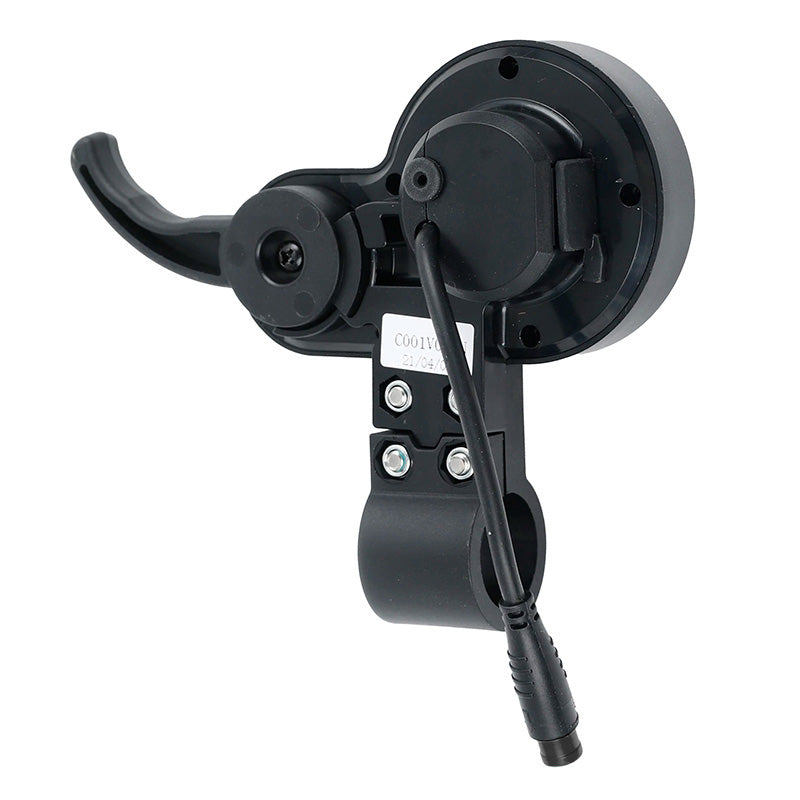 Display TF-100 – Waterproof 6-Pin Scooter Display rear view with cable attachment and mount.