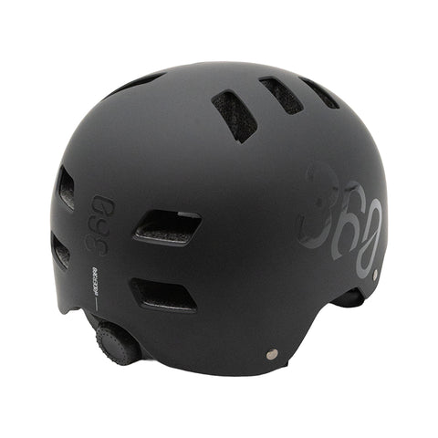 QIDO Urban helmet black opposite angle