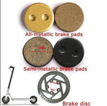 Pair of Semi metalic brake pads replacement for Xiaomi M365